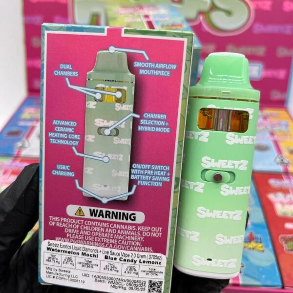 Sweetz Exotics 2G Disposable