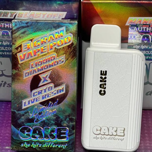 Cake 3Gram Vape Liquid Diamonds x Cryo Live Resin